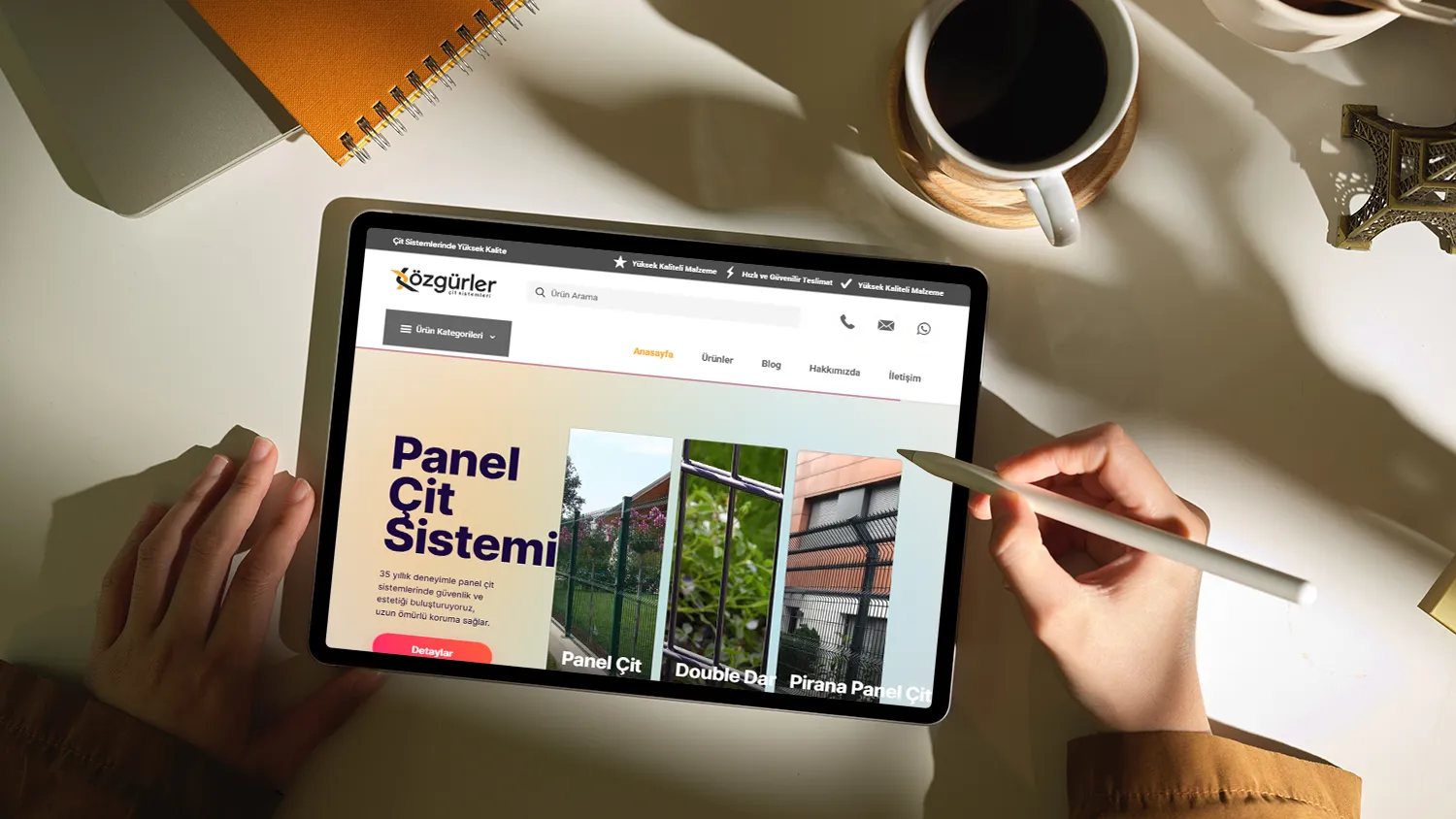 Özgürler Çit Web site tasarım yazılım Logo Tasarım