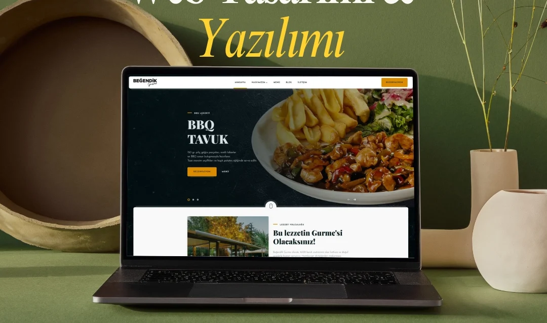 seo uyumlu web tasarımı ve yazılım örneği restoran sitesi