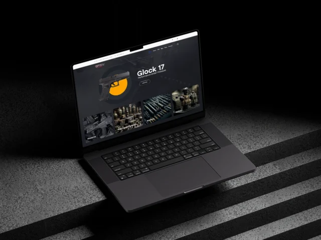 Arrow Defence web sitesi ana sayfa tasarımı- Modern web site tasarımı