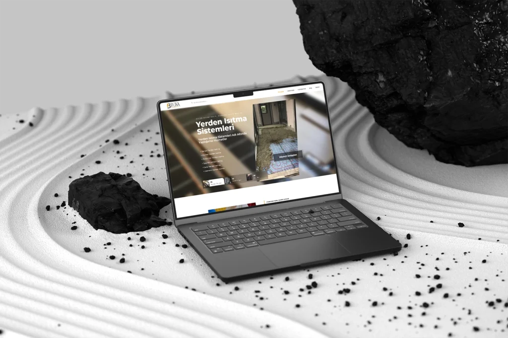 Beka web sitesi yerden ısıtma sistemleri sayfası - Modern web site tasarımı