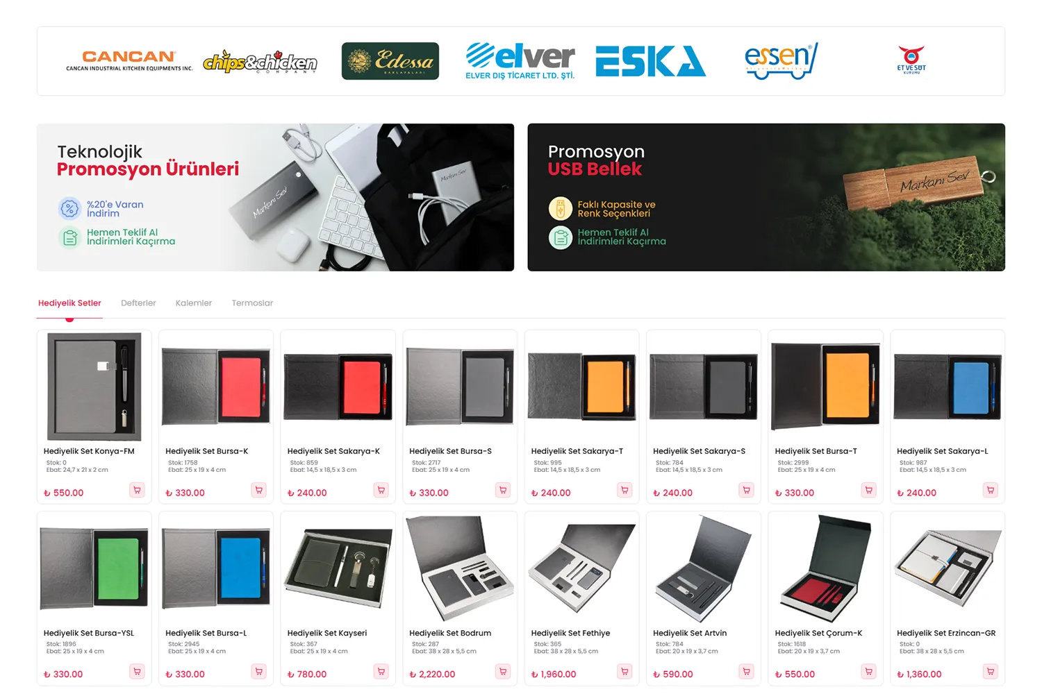 Etkin Promosyon xml entegrasyonu