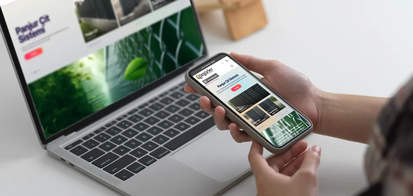 Özgürler Çit web sitesi tasarımı önizleme