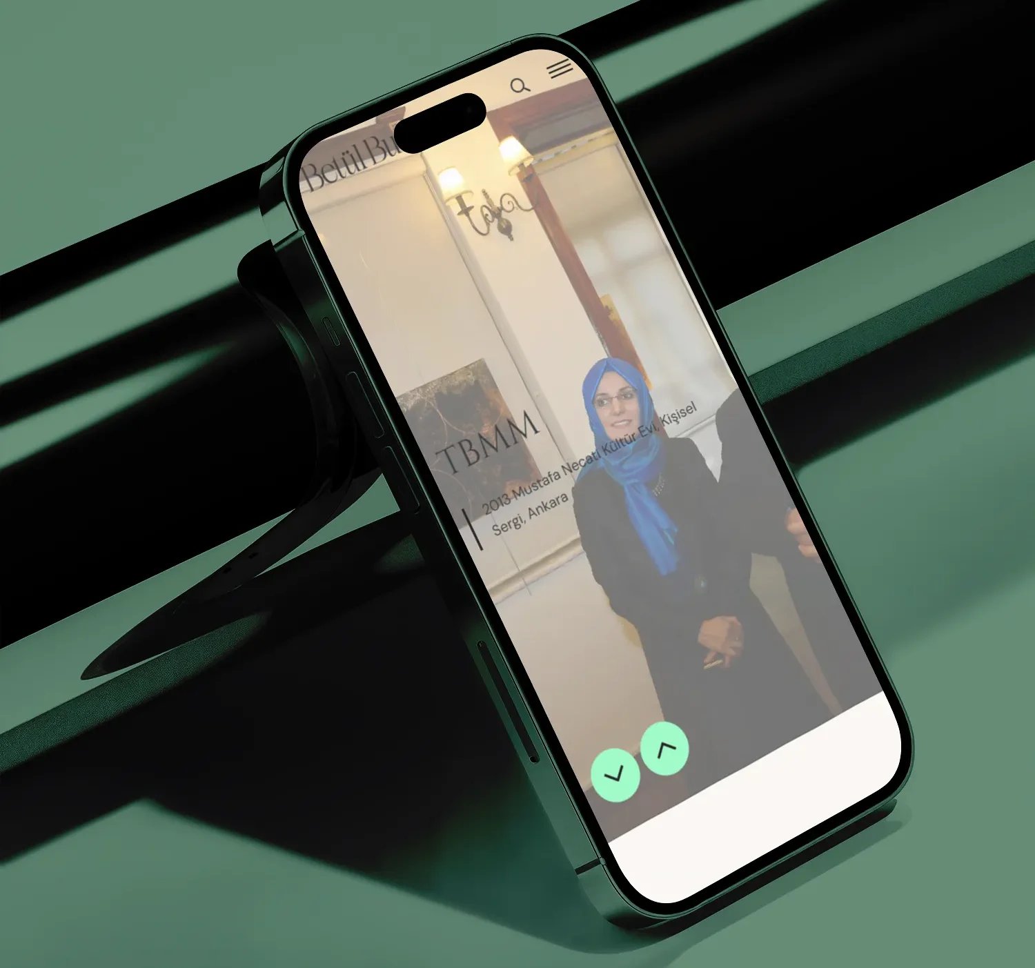 Betül Burnaz web sitesi tasarımı