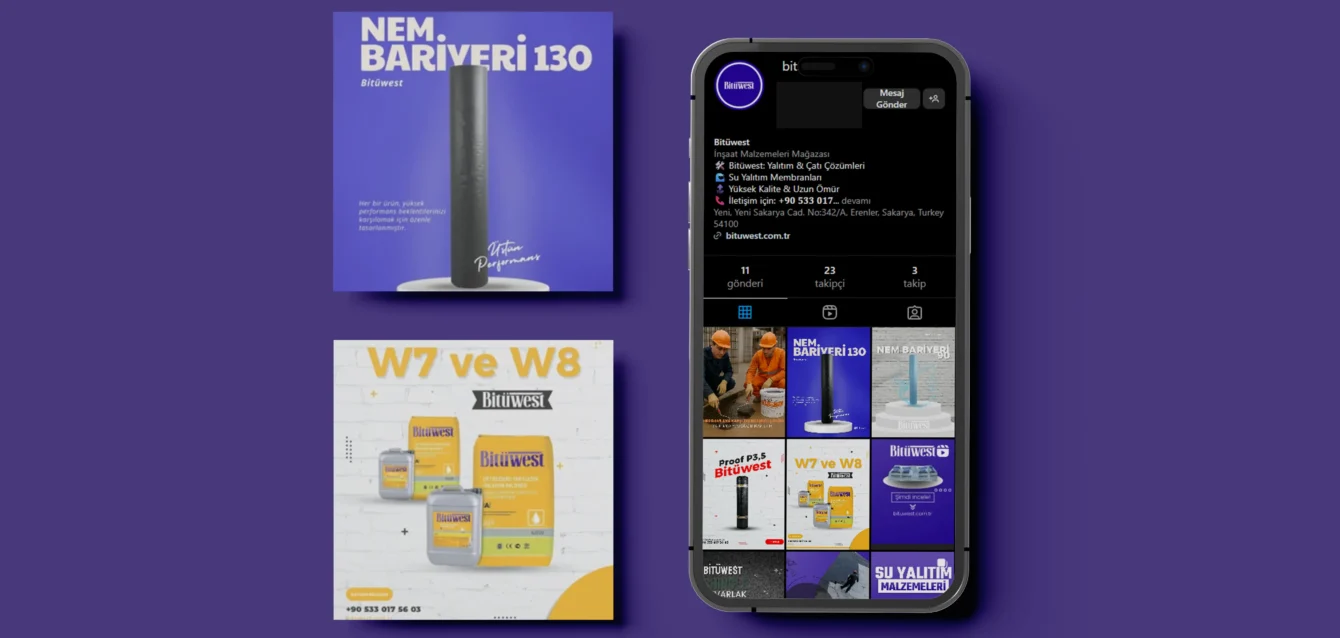 Bitüwest sosyal medya içerikleri