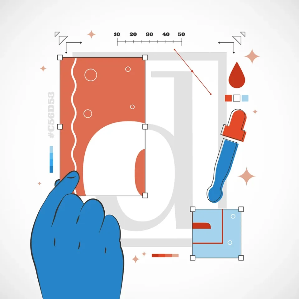 Logo tasarımı sürecinde grafik ve marka tasarımı detayları