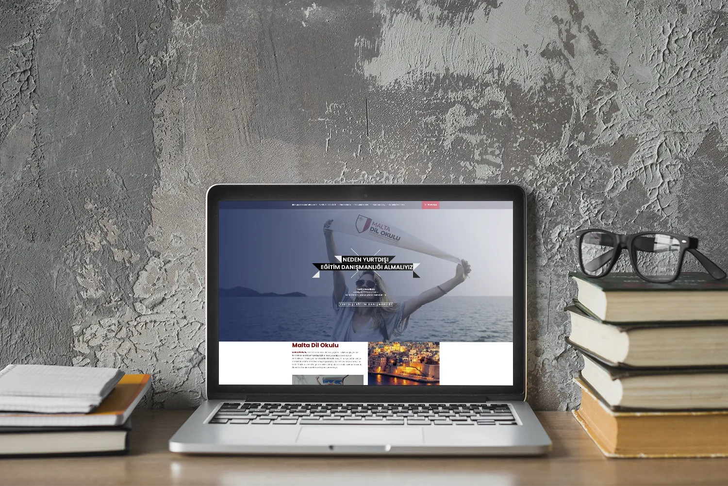Malta dil okulu Google Business profili