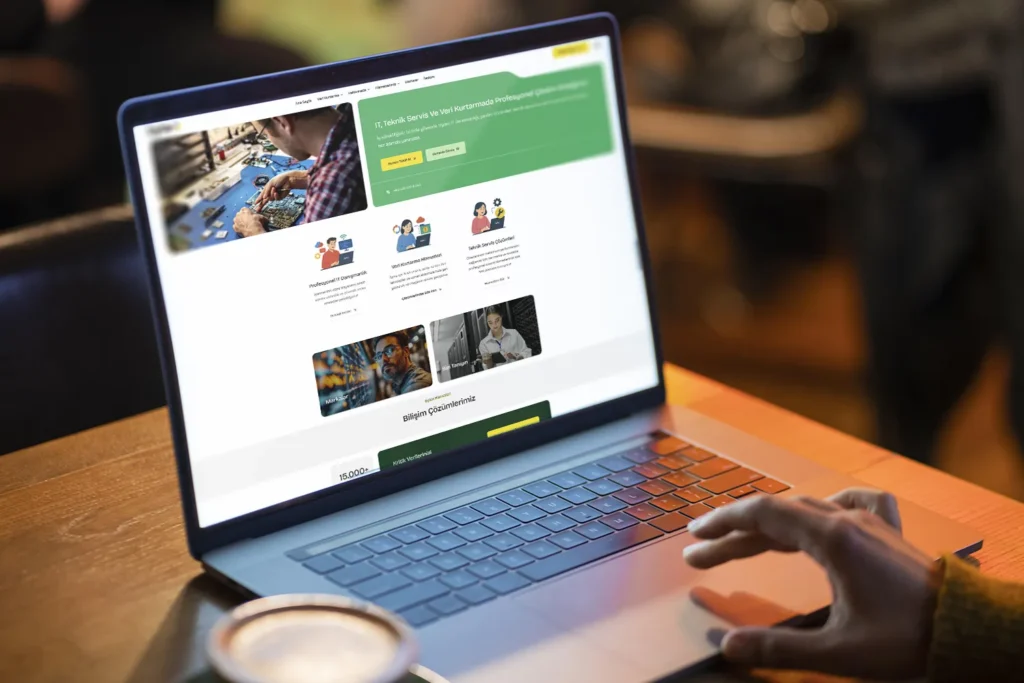 Mobil uyumlu kurumsal web sitesi örneği
