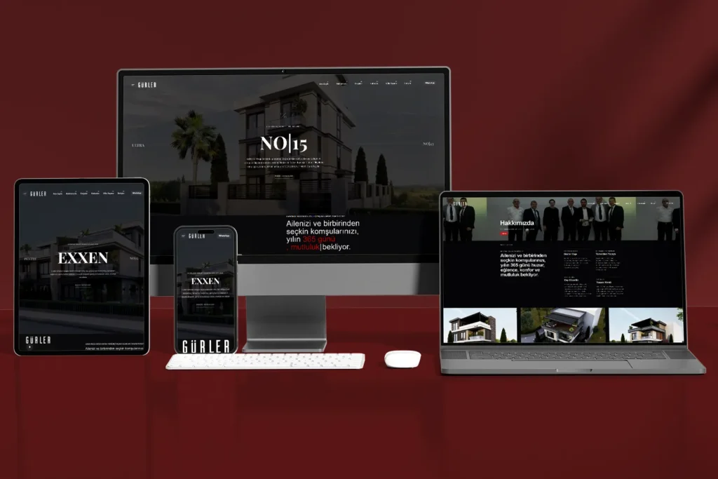 Gürler Yapı kurumsal web site tasarımı ve yazılımı - Kurumsal web site tasarımı